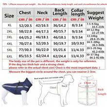 Winter Verdikt Reflecterend Jassen Voor Huisdieren , Winddicht En Waterbestendig Hond Buitenshuis Jassen Met Harnas , Geschikt Voor Medium En Grote honden , Zacht En Comfortabel Warm Coral fleece Binnen