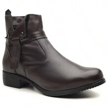 Women Ankle Boots & Booties - 咖啡棕 - 查看 2