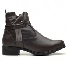 Women Ankle Boots & Booties - 咖啡棕 - 查看 4