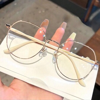 1 Pair Women's Glasses To Prevent Visual Fatigue, Watch Computer, Watch TV, Play Games And Watch Mobile Phones, Transparent Lens Eye Care Fashion All Match Glasses Accessories For Women