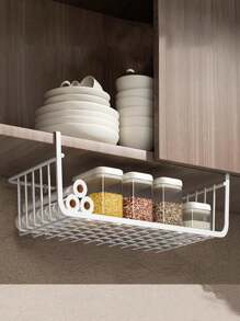 1只實色鐵製廚房收納架,隨機配色 - 彩色 - 查看 1