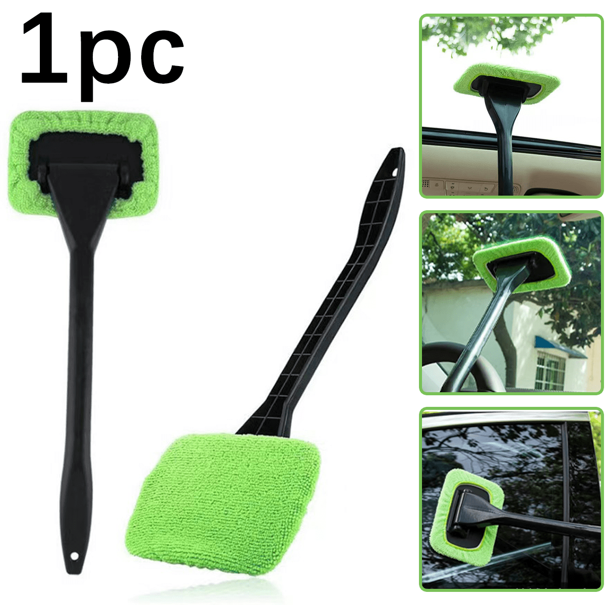 1pc Glass Cleaning Brush, Car Windshield Defogger Brush, Glossy Glass
