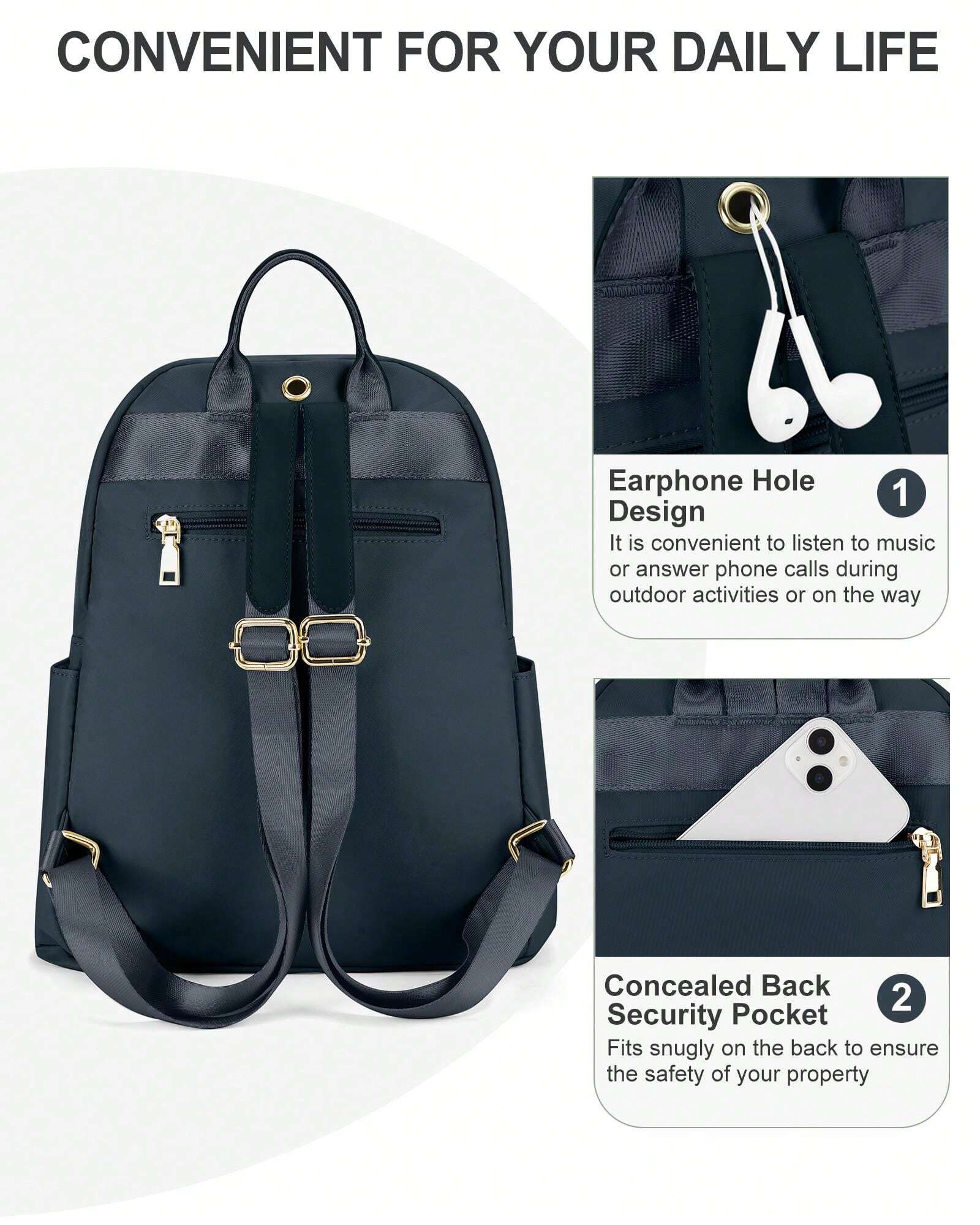 Floless Small Backpack Purse For Women, Purse Small Backpack Purse Mini