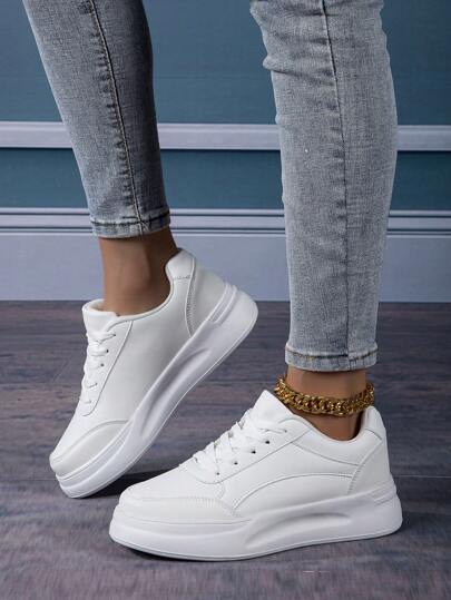 Casual Sports Women Shoes, Spring Lightweight Popular Low-Cut Sneakers With Soft Sole