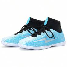 Rait Footwear Kids Soccer Shoes - 藍色 - 查看 3