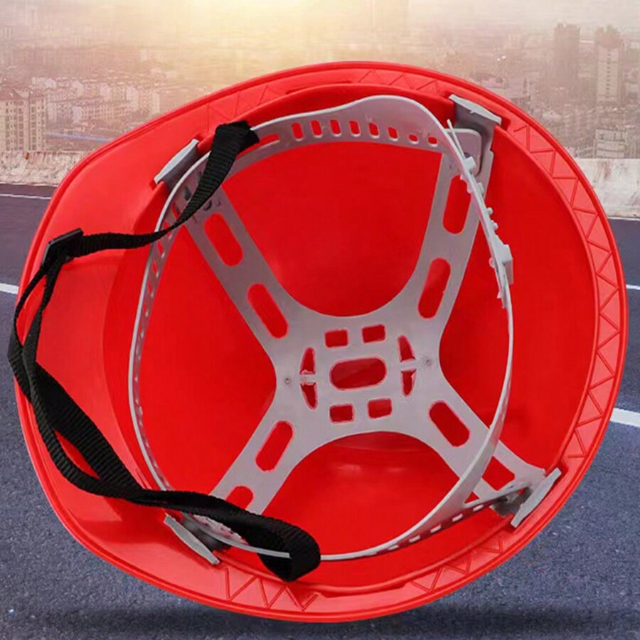 1pc Construction Safety Helmet, AntiImpact Hard Hat For Building