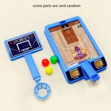 1入組隨機顏色迷你籃球射擊遊戲,室內互動手指射出桌上遊戲玩具, 增進協調能力 - 彩色 - 查看 4