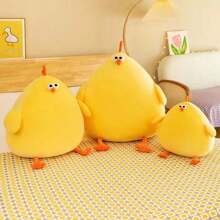 1pc Cute Plush Chicken Toy Home/Car Decoration, Gift For Friends/Girlfriend/Graduation, Warm Companion, Simulated Cute Pet
