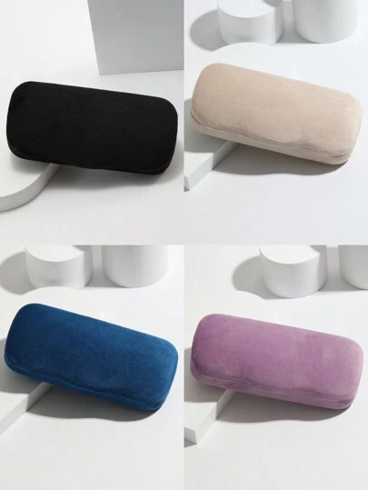 1pc Square Shaped Eyeglasses Storage Box Glasses Accessories For Women