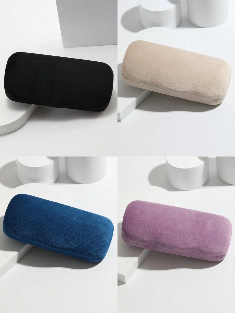 1pc Square Shaped Eyeglasses Storage Box Glasses Accessories For Women - Multicolor - View 1