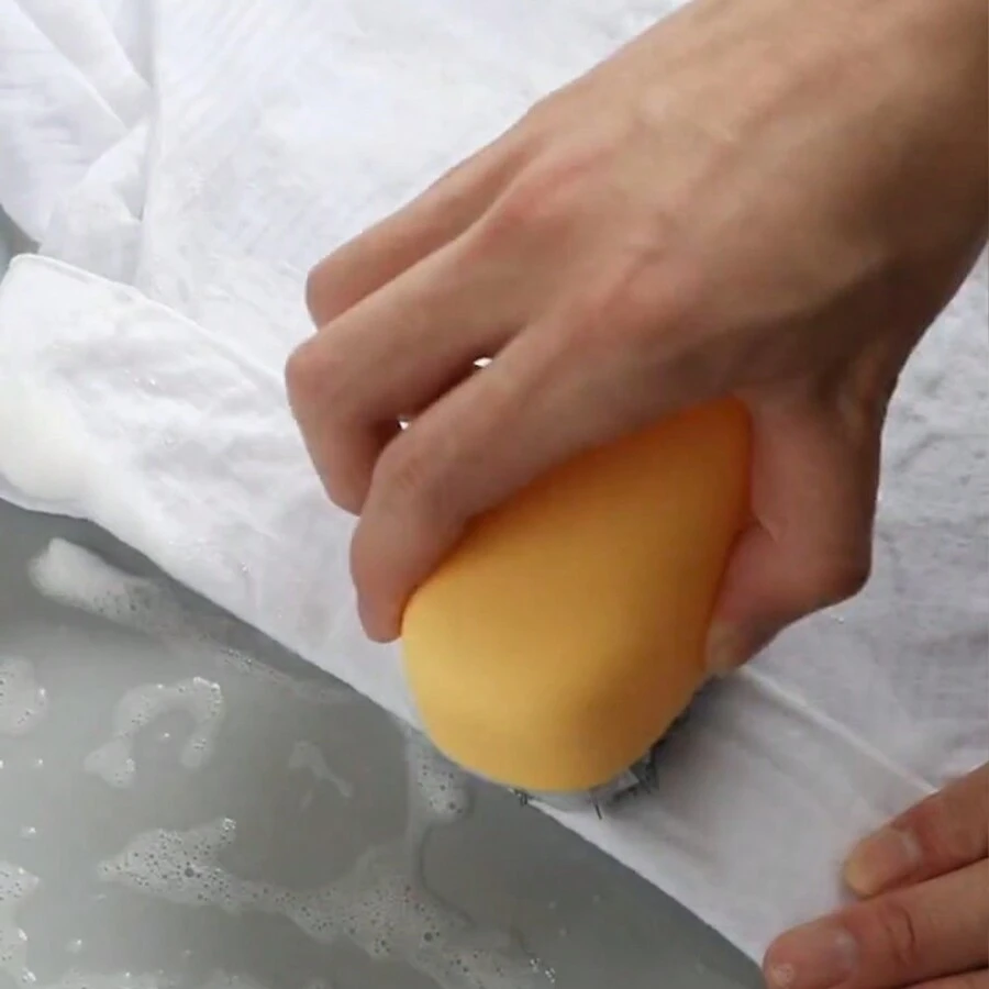 luluhut 1入組多功能板子刷,塑料洗衣襪子清潔刷,家用手洗刷,軟毛刷,適用於學生宿舍,浴室清潔工具 - 黃色 - 查看 1