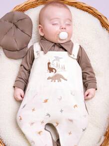 Baby Boys Jumpsuits - Rỉ Nâu - Xem 3