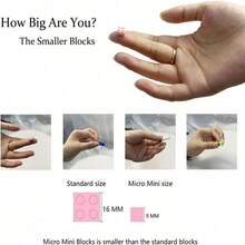 Cartoon Animal Assembly Block Set, Optional Snail, Hamster, Panda, Bird, Yellow Duck Shaped Models, Made Of Abs Material, Suitable For Entry-Level Decompression Construction Toy - Multicolor - View 11