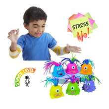 LITTLE MONSTER ANTI-STRESS TOY FUNNY FACE VARIOUS MODELS AUXILIARY IN STRESS CONTROL IN TEENS AND ADULTS - Orange - View 3