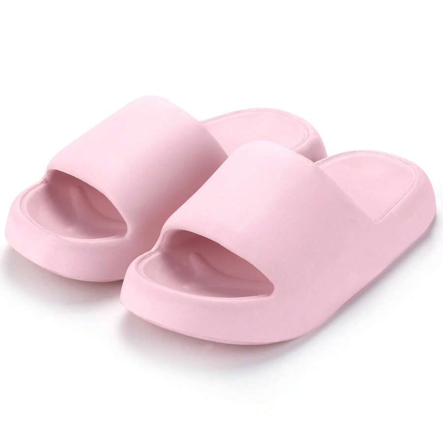 Pink Eva Shoes, Fashionable Soft Bottom Eva Slippers, Comfortable, Soft And Anti-Skid Slippers, Suitable For Indoor And Outdoor, Ins Style - Pink - View 1
