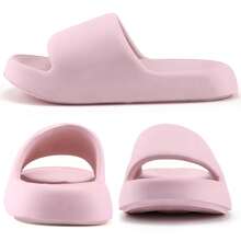 Pink Eva Shoes, Fashionable Soft Bottom Eva Slippers, Comfortable, Soft And Anti-Skid Slippers, Suitable For Indoor And Outdoor, Ins Style - Pink - View 2