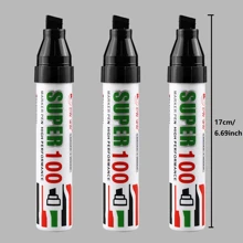 1pc Jumbo Marker, For Identity Theft Identification Protection, Privacy Secret And Address Protector, Extra Wide Chisel Point Permanent Marker For Signs & Occasions Back To School