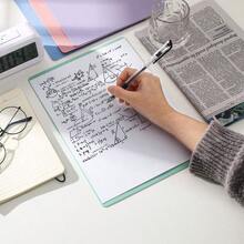 A4 Morandi Tone Desk Paper Pad For Student Exams Writing Practice Handwriting Drawing & Calligraphy Board - Green - View 4