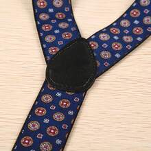 1入時尚男士用帶彈性帶,金屬夾,可調節的吊帶 - 多色 - 查看 3