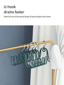 A Chống gió Giày Giá phơi Đến Khô Giày dép Ban công , A Giày Giá treo Đối với Treo Dép xăng đan , A Vật dụng trong nhà Giày Móc treo Và A Giá để giày - Nhiều màu - Xem 3