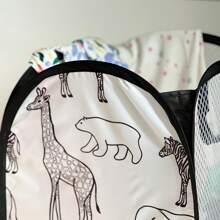 Phim hoạt hình động vật Theo chủ đề Giỏ giặt Đối với Em bé Quần áo & Các loại khác nhau Tổ chức Và Phòng tắm Bẩn Quần áo Lưu trữ - màu đen - Xem 5