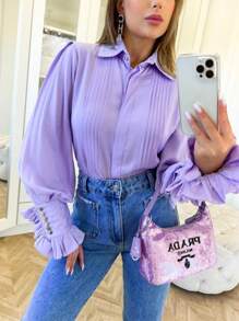 Women Blouses - Black - View 6