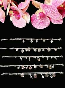 Bracelet Sets - 銀色 - 查看 3