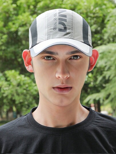 1 قطعة قبعة ركض خفيفة الوزن في الهواء الطلق قابلة للتنفس قابلة للتعديل شمسية للرجال والنساء عادية