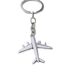 1pc Fashionable Creative Aircraft Design Keychain, New Boeing Airplane Pendant, Fighter Jet Keyring Decor - Multicolor - View 2