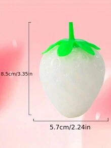 Juguete Desestresante Squishy De Fresa Que Cambia De Color, Regalo Creativo Para Liberar La Ira - Rosa - Ver 3