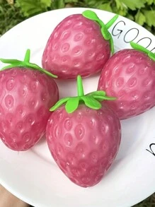 Juguete Desestresante Squishy De Fresa Que Cambia De Color, Regalo Creativo Para Liberar La Ira - Rosa - Ver 5