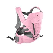 Cangurera Canguro Porta Bebés Portabebés Cargador Ergonómico Posiciones de 3 a 36 meses. - Rosa - Ver 2