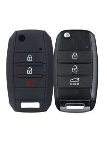 1 Pc Black Silicone Car Key Case Cover Protector For Kia Ceed Rio Rio5 Sportage R K3 KX3 K4 K5 Ceed Sorento Cerato Optima 2015 2016 2017