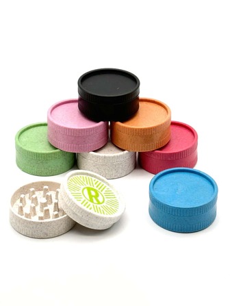 1 件 55 毫米 2 部分彩色研磨机、塑料切割机、厨房研磨机、吸烟配件