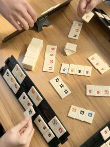 104pcs/Set Digital Game Card Adult Casual Gathering Table Game - Multicolor - View 6