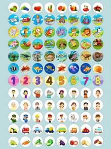 投影手電筒【6張投影幻燈片48種隨機圖案】-（投影影像辨識/趣味早期教育/旋轉投影片快速切換圖案/親子互動/簡單易玩）