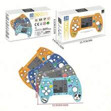 1pc New Mini Game Console With Classic Retro Gamepad And Russian Block Game, Stress Relief Toy - Multicolor - View 4
