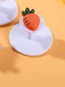 卡通可愛多功能手柄 Abs 材質柔軟觸感強吸力適合馬桶蓋、馬桶、櫥櫃 - 混色 - 查看 7