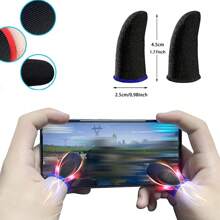 10PCS Mobile Game Controller Finger Sleeve Sets,Anti-Sweat Breathable Touchscreen Finger Sleeve For /Mobile Legends/Knives Out