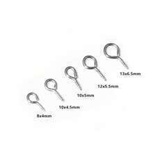 200pcs Small Eye Eyelets Pins Eyepins Hooks Eyelet Screw Threaded DIY Jewelry Making Accessories