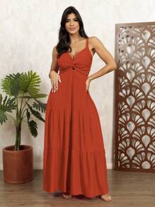 Women Dresses - Redwood - View 1
