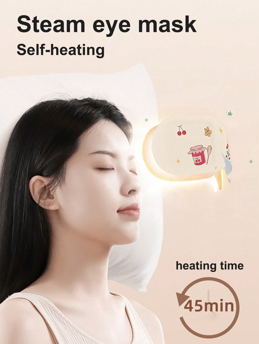 A Pack Of 10pcs Steam Eye Mask, Self Heating Eye Mask Made Of HighEnd