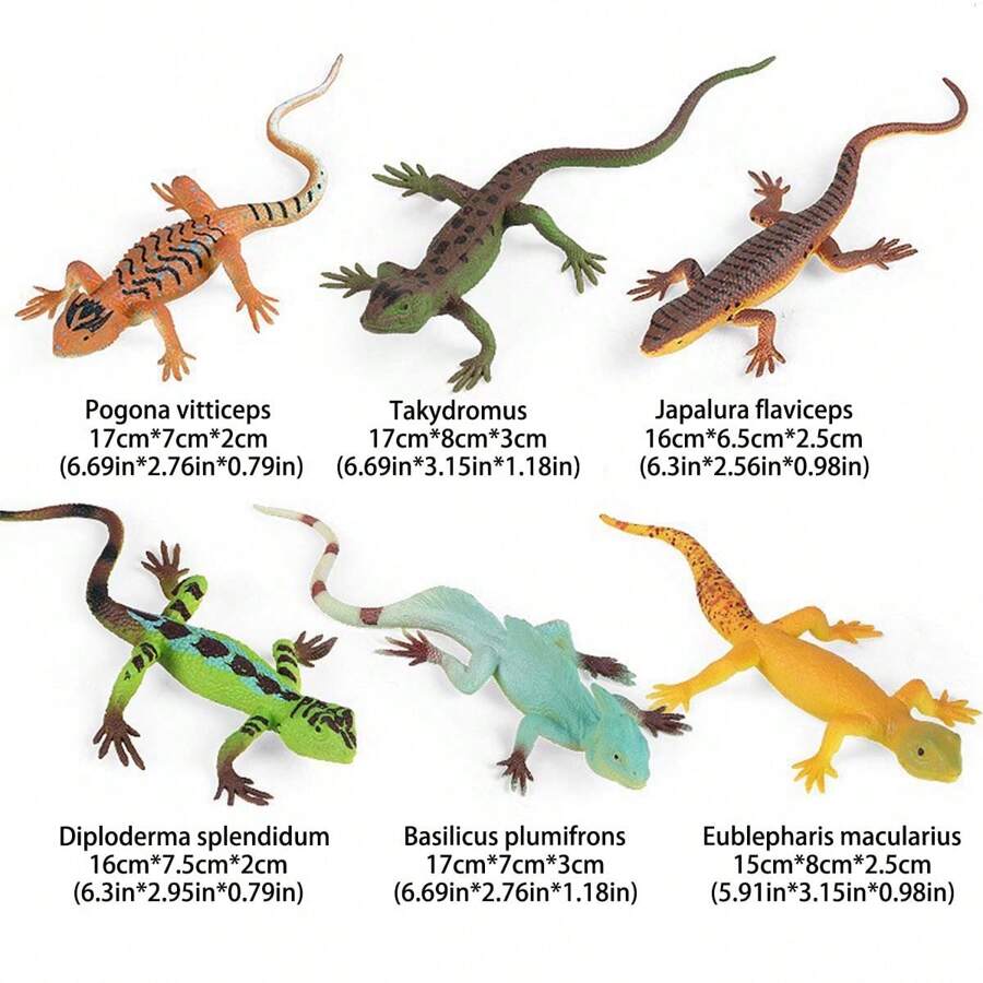 1pc Tpr Simulation Lizard Toy Animal Figurine SHEIN UK
