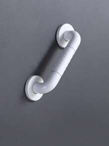 LEAPAIR 30cm白色不銹鋼淋浴拉手毛巾架浴室安全拉手,帶防滑握把,馬桶浴缸樓梯手扶手支撐浴室防滑抓手、無障礙洗手間防滑欄杆 - 白色 - 查看 2