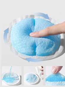 100pcs/Pack Ultra-Thin Disposable Breathable Nursing Pads For Postpartum And Breastfeeding Moms - White - View 5
