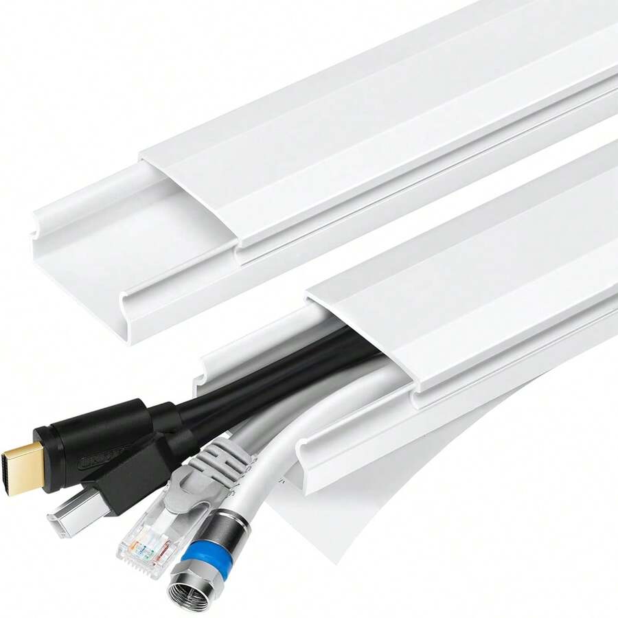 10pcs 400cm Cord Hider, Cord Channel Cable Concealer, Cord Cover Wall