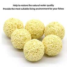 1set/500g Yellow Bacterial Balls, Aquarium Filter Material, Inhibit Algal Growth, Improve Water Quality - Yellow - View 6