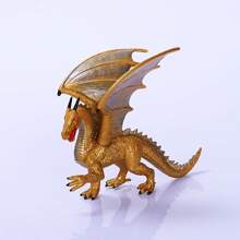 1pc Golden Dragon Fantasy Toy, Mighty Dragon Statue, Anime Figure, Perfect Gift For Collectors - Gold - View 2