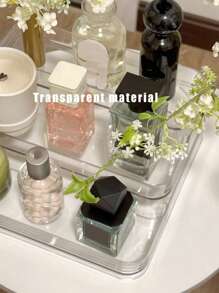 Fragrance Display Stand Clear Acrylic Fragrance Oil Organizer, Stair-Shaped Showing Rack For Essential Oils - Clear - View 2