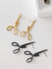 1 Pair Retro Scissor Shaped Creative And Personalized Holiday Gift Earrings - Earrings - View 8